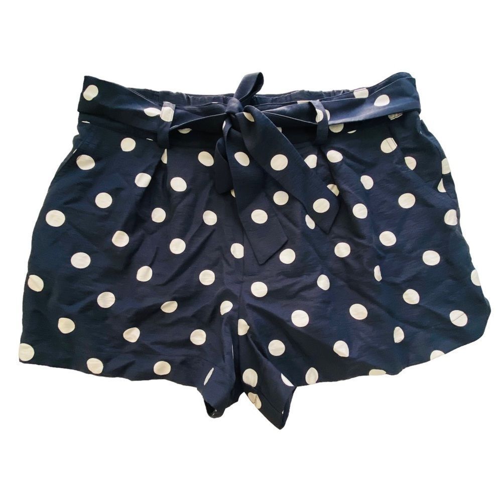 Lauren Conrad Women's XXL Polka Dot Dark Blue Shorts